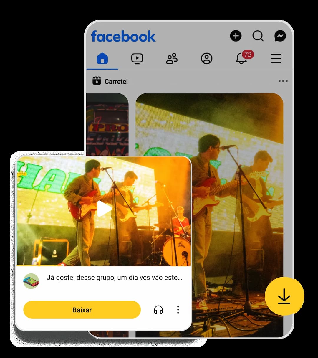 Baixar vídeos do Facebook no Snaptube